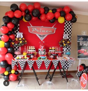 ballons birthday theme care