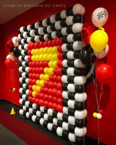 ballons cars decor